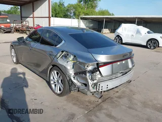 2021 Lexus IS 300 with VIN JTHCA1D26M5113003, listed as a IAAI auction lot 42179759 with 27,374 mi miles and . Bid and sale history available at DreamBid. Image 3.