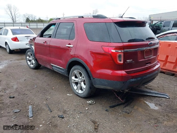 2015 Ford Explorer Limited with VIN 1FM5K8F83FGA05376, listed as a IAAI auction lot 41884702 with 271,673 mi miles. Bid and sale history available at carsss.com. Image 3.