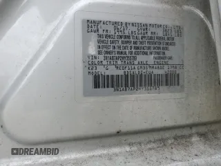2017 Nissan Sentra S with VIN 3N1AB7AP2HY355789, listed as a Copart auction lot 64208415 with 184,037 mi miles and Salvage title. Bid and sale history available at DreamBid. Image 12.