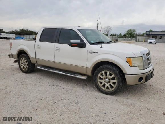 2010 Ford F-150 XL with VIN 1FTFW1CVXAKE58317, listed as a Copart auction lot 49792145 with 270,356 mi miles and Salvage Title. Bid and sale history available at carsss.com. Image 4.