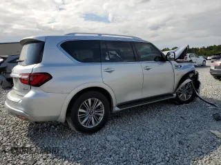 2020 Infiniti QX80 LUXE with VIN JN8AZ2NE0L9255374, listed as a Copart auction lot 69885614 with 169,060 mi miles and Salvage Title. Bid and sale history available at carsss.com. Image 3.