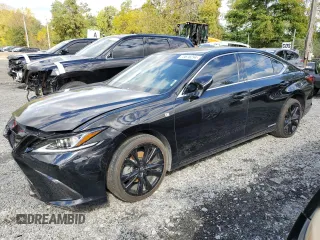 2022 Lexus ES 300h F Sport with VIN 58AGA1C11NU023572, listed as a Copart auction lot 73678294 with 27,047 mi miles and Salvage title. Bid and sale history available at DreamBid. Image 1.