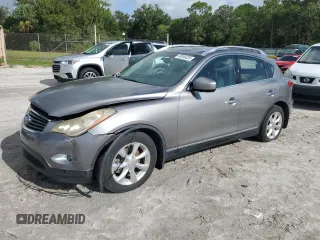 2010 Infiniti EX Journey z VIN JN1AJ0HR5AM755937, wystawiony jako Copart lot #60048325 z przebiegiem 101 339 mil mil oraz Czysty tytuł • Clean title. Historia ofert i sprzedaży dostępna na DreamBid. Obrazek 1.