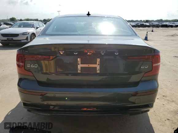 2024 Volvo S60 Core Dark Theme with VIN 7JRL12FK6RG322355, listed as a Copart auction lot 54752595 with 24,148 mi miles and Clean Title. Bid and sale history available at carsss.com. Image 6.