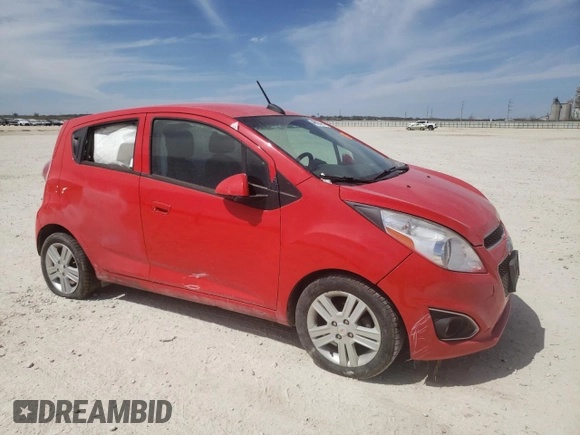 2015 Chevrolet Spark LT with VIN KL8CD6S91FC793714, listed as a Copart auction lot 48635675 with 22,531 mi miles and Salvage Title. Bid and sale history available at carsss.com. Image 4.