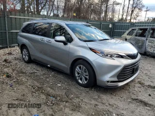 2023 Toyota Sienna Platinum with VIN 5TDESKFC7PS090185, listed as a Copart auction lot 79018464 with Not Provided miles and Salvage Title. Bid and sale history available at DreamBid. Image 4.