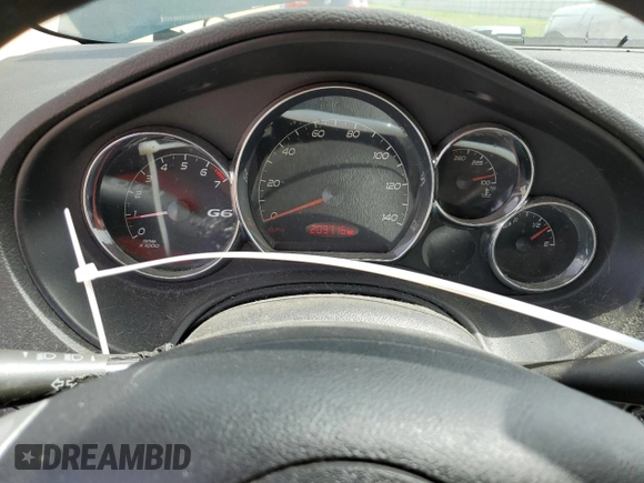 2007 Pontiac G6 with VIN 1G2ZG58N174225714, listed as a Copart auction lot 65616694 with 209,716 mi miles and Salvage Title. Bid and sale history available at carsss.com. Image 9.