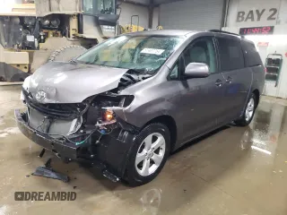 2011 Toyota Sienna LE AAS with VIN 5TDKK3DCXBS095708, listed as a Copart auction lot 87407754 with 208,356 mi miles and Salvage Title. Bid and sale history available at DreamBid. Image 1.