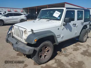 2016 Jeep Wrangler Unlimited Sport RHD with VIN 1C4BJWKG8GL307220, listed as a IAAI auction lot 41646544 with 201,199 mi miles and . Bid and sale history available at DreamBid. Image 2.