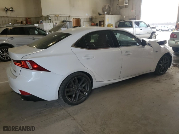 2014 Lexus IS 250 with VIN JTHCF1D22E5012950, listed as a Copart auction lot 50424565 with 183,069 mi miles and Salvage Title. Bid and sale history available at carsss.com. Image 3.