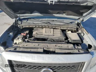 2020 Nissan Titan Platinum Reserve with VIN 1N6AA1EFXLN511854, listed as a Copart auction lot 83450044 with 75,894 mi miles and Salvage title. Bid and sale history available at DreamBid. Image 13.