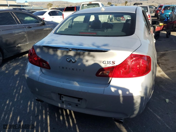 2007 Infiniti G35 Sedan Sport with VIN JNKBV61E57M708298, listed as a Copart auction lot 88284555 with 73,061 mi miles and Salvage Title. Bid and sale history available at carsss.com. Image 6.