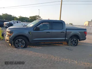 2024 Ford F-150 STX with VIN 1FTEW2KP9RKD46592, listed as a IAAI auction lot 41925104 with 14,938 mi miles and . Bid and sale history available at carsss.com. Image 14.