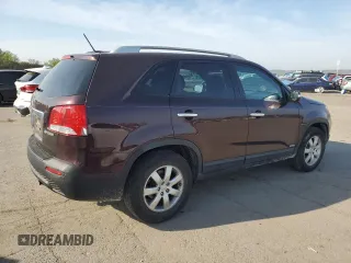 2011 Kia Sorento LX with VIN 5XYKTCA12BG128360, listed as a Copart auction lot 54134255 with 110,535 mi miles and Salvage Title. Bid and sale history available at DreamBid. Image 3.