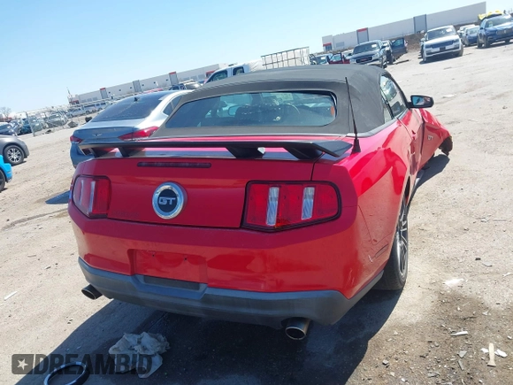 2010 Ford Mustang GT with VIN 1ZVBP8FH5A5149179, listed as a IAAI auction lot 41776388 with 76,862 mi miles and . Bid and sale history available at DreamBid. Image 4.