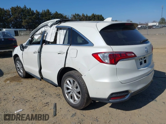2017 Acura RDX Technology with VIN 5J8TB4H59HL036196, listed as a IAAI auction lot 41787076 with Not provided miles and . Bid and sale history available at DreamBid. Image 3.