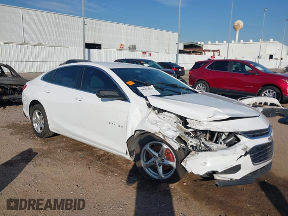 2016 Chevrolet Malibu LS with VIN 1G1ZB5ST7GF291635, listed as a IAAI auction lot 40921899 with 185,108 mi miles and . Bid and sale history available at carsss.com. Image 1.