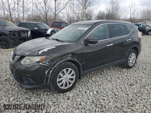 2015 Nissan Rogue SV with VIN KNMAT2MV6FP506851, listed as a Copart auction lot 52413405 with 114,631 mi miles and Clean Title. Bid and sale history available at carsss.com. Image 1.