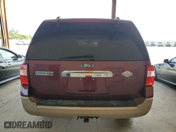 2012 Ford Expedition Max King Ranch с VIN 1FMJK1H50CEF62701, выставлен на аукционе Copart как лот 62899155 с пробегом 233 507 миль миль и Списание • Salvage title. История ставок и продаж доступна на DreamBid. Изображение 6.