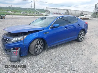 2013 Kia Optima SX with VIN 5XXGR4A63DG137405, listed as a IAAI auction lot 42320004 with 132,150 mi miles and . Bid and sale history available at DreamBid. Image 2.