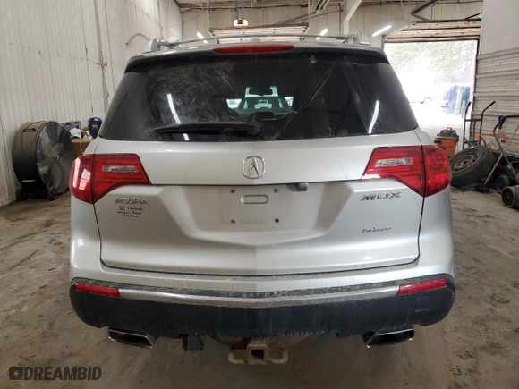 2011 Acura MDX Tech Pkg with VIN 2HNYD2H60BH510224, listed as a Copart auction lot 50025425 with 161,233 mi miles and Salvage Title. Bid and sale history available at carsss.com. Image 6.