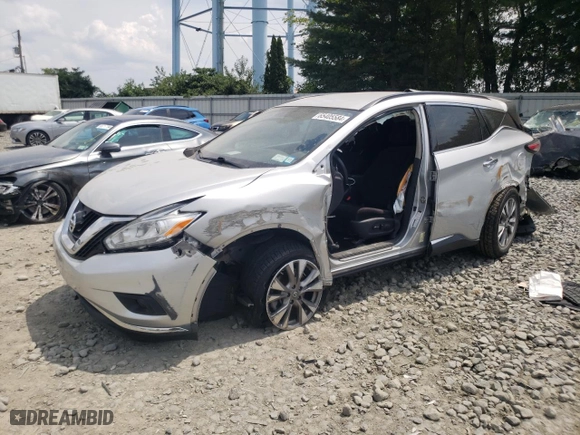 2016 Nissan Murano S with VIN 5N1AZ2MH1GN119299, listed as a Copart auction lot 65405584 with 79,759 mi miles and Salvage Title. Bid and sale history available at carsss.com. Image 1.
