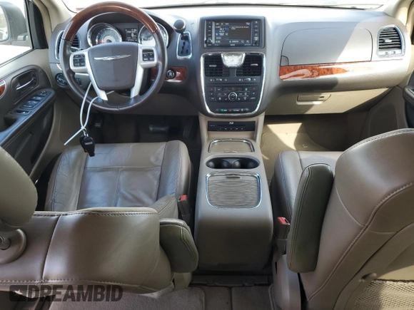 2015 Chrysler Town & Country Limited Platinum with VIN 2C4RC1GG2FR553464, listed as a Copart auction lot 50745385 with 107,105 mi miles and Salvage Title. Bid and sale history available at carsss.com. Image 8.
