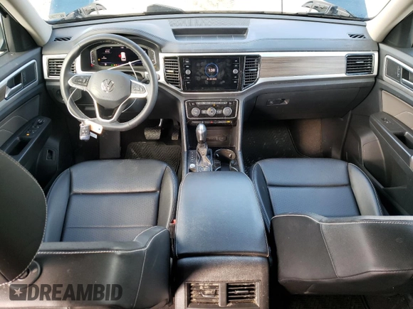 2022 Volkswagen Atlas SEL with VIN 1V2BR2CA7NC551867, listed as a Copart auction lot 88635095 with 45,018 mi miles and Salvage title. Bid and sale history available at DreamBid. Image 8.