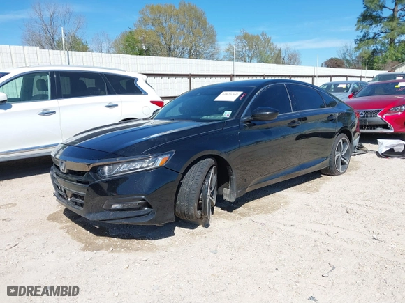 2018 Honda Accord Sedan Sport 1.5T with VIN 1HGCV1F37JA198658, listed as a IAAI auction lot 41826368 with 98,791 mi miles. Bid and sale history available at carsss.com. Image 18.