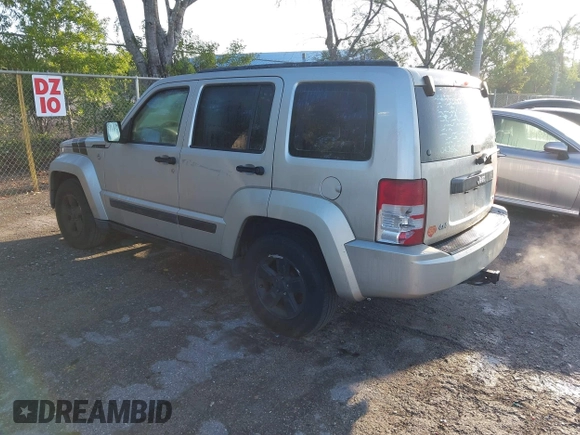2008 Jeep Liberty Sport with VIN 1J8GP28K88W171737, listed as a IAAI auction lot 41872857 with 220,685 mi miles. Bid and sale history available at carsss.com. Image 3.