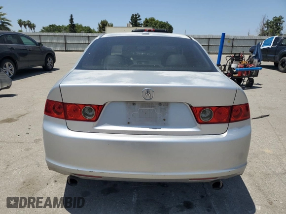 2006 Acura TSX Navi with VIN JH4CL95966C014989, listed as a Copart auction lot 58753795 with 165,823 mi miles and Salvage title. Bid and sale history available at DreamBid. Image 6.