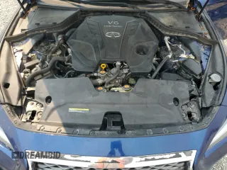 2019 Infiniti Q50 3.0t Signature Edition with VIN JN1EV7APXKM540949, listed as a Copart auction lot 70799224 with 85,408 mi miles and Salvage Title. Bid and sale history available at carsss.com. Image 12.