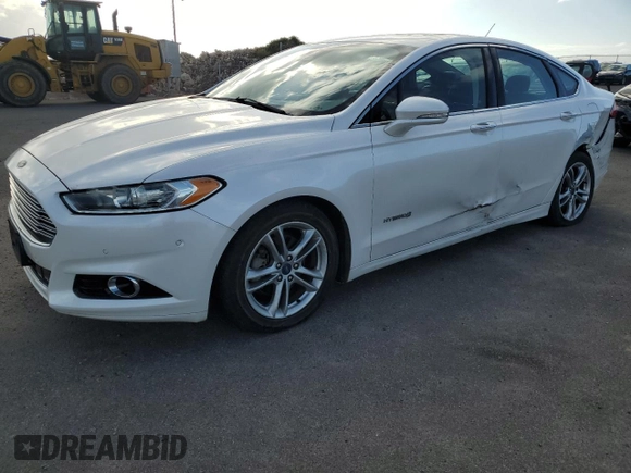 2015 Ford Fusion Titanium Hybrid with VIN 3FA6P0RUXFR136825, listed as a Copart auction lot 47849355 with 70,241 mi miles and Salvage title. Bid and sale history available at DreamBid. Image 1.
