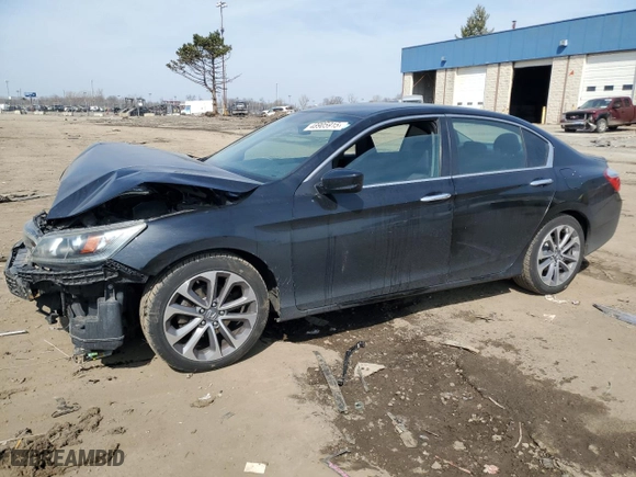 2014 Honda Accord Sedan Sport with VIN 1HGCR2F53EA063839, listed as a Copart auction lot 48905915 with 132,871 mi miles and Clean Title. Bid and sale history available at carsss.com. Image 1.