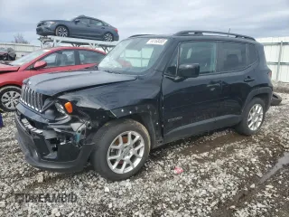 2020 Jeep Renegade Latitude with VIN ZACNJABB2LPL16888, listed as a Copart auction lot 44168465 with 124,436 mi miles and Salvage Title. Bid and sale history available at carsss.com. Image 1.
