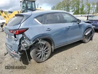 2023 Mazda CX-5 2.5 S Preferred Package with VIN JM3KFBCM3P0128607, listed as a Copart auction lot 54008445 with 26,852 mi miles and Salvage Title. Bid and sale history available at carsss.com. Image 3.