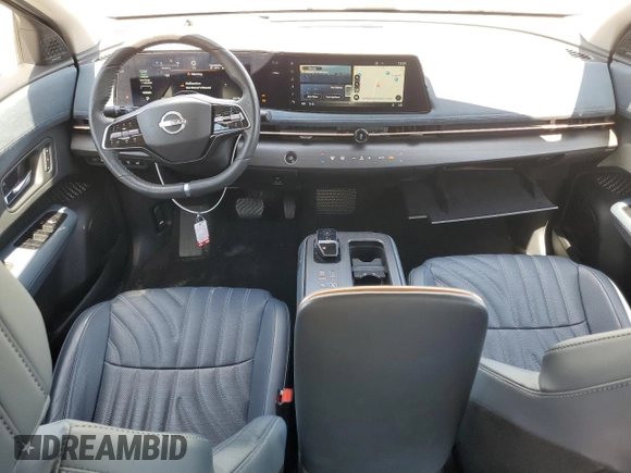 2023 Nissan ARIYA Platinum+ with VIN JN1DF0CD9PM708039, listed as a Copart auction lot 64815065 with 20,236 mi miles and Salvage title. Bid and sale history available at DreamBid. Image 8.