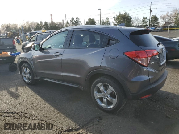 2016 Honda HR-V EX-L w/Navi with VIN 3CZRU6H72GM718666, listed as a Copart auction lot 49876295 with 56,276 mi miles and Salvage Title. Bid and sale history available at carsss.com. Image 2.