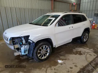 2019 Jeep Cherokee Latitude Plus with VIN 1C4PJMLB9KD107866, listed as a Copart auction lot 52007605 with 109,279 mi miles and Salvage title. Bid and sale history available at DreamBid. Image 1.