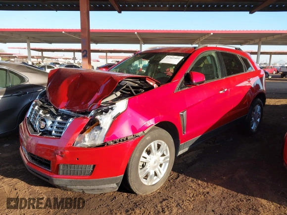 2014 Cadillac SRX Luxury Collection with VIN 3GYFNBE38ES596558, listed as a IAAI auction lot 41463404 with 109,524 mi miles. Bid and sale history available at carsss.com. Image 2.