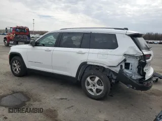 2021 Jeep Grand Cherokee Limited with VIN 1C4RJKBG5M8158853, listed as a Copart auction lot 51204005 with 26,280 mi miles and Salvage Title. Bid and sale history available at DreamBid. Image 2.