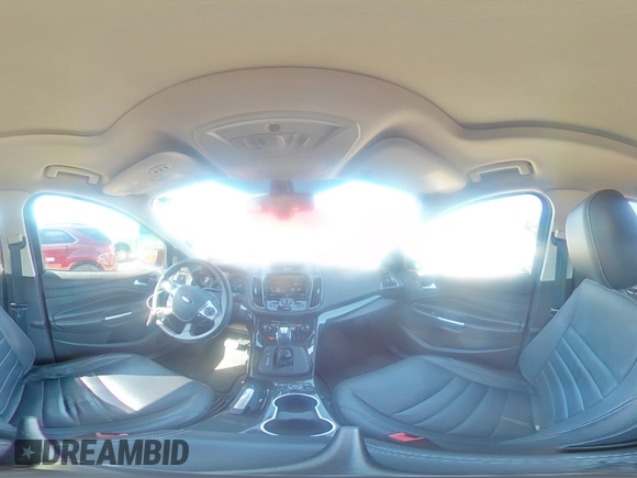 2015 Ford Escape Titanium with VIN 1FMCU0J99FUB10833, listed as a Copart auction lot 52291855 with 119,666 mi miles and Salvage Title. Bid and sale history available at DreamBid. Image 14.