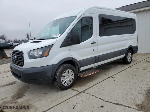 2016 Ford Transit Cargo Van with VIN 1FTYR2CM1GKA97310, listed as a Copart auction lot 44336235 with 0 mi miles and Clean Title. Bid and sale history available at carsss.com. Image 8.