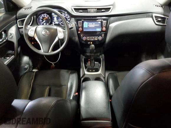 2015 Nissan Rogue SV with VIN 5N1AT2MV4FC886808, listed as a Copart auction lot 50594435 with 98,120 mi miles and Salvage Title. Bid and sale history available at carsss.com. Image 8.