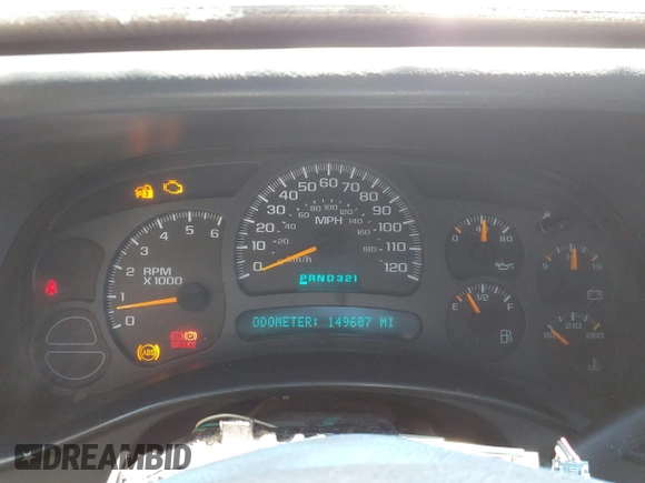 2003 Chevrolet Avalanche with VIN 3GNEC13T33G191705, listed as a IAAI auction lot 42289684 with 149,607 mi miles and . Bid and sale history available at DreamBid. Image 7.
