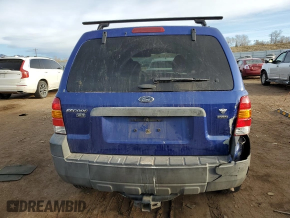 2006 Ford Escape XLT with VIN 1FMYU93146KA74403, listed as a Copart auction lot 49860645 with 216,741 mi miles and Salvage Title. Bid and sale history available at carsss.com. Image 6.