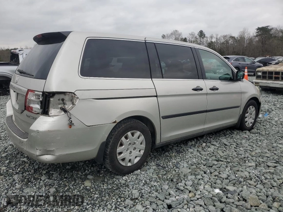 2005 Honda Odyssey LX with VIN 5FNRL38215B069701, listed as a Copart auction lot 50024525 with 293,999 mi miles and Salvage Title. Bid and sale history available at carsss.com. Image 3.