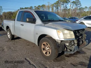 2004 Nissan Titan XE with VIN 1N6AA06A34N579377, listed as a IAAI auction lot 41725829 with 220,777 mi miles and . Bid and sale history available at DreamBid. Image 1.