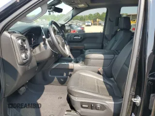 2020 GMC Sierra 1500 Denali with VIN 1GTU9FEL1LZ160062, listed as a Copart auction lot 59551395 with 106,223 mi miles and Salvage title. Bid and sale history available at DreamBid. Image 7.