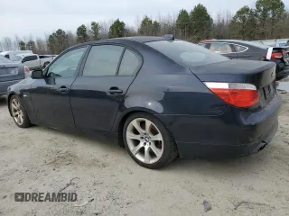 2007 BMW 5 Series 550i with VIN WBANB53537CP03814, listed as a Copart auction lot 47264345 with 203,544 mi miles and Clean Title. Bid and sale history available at DreamBid. Image 2.